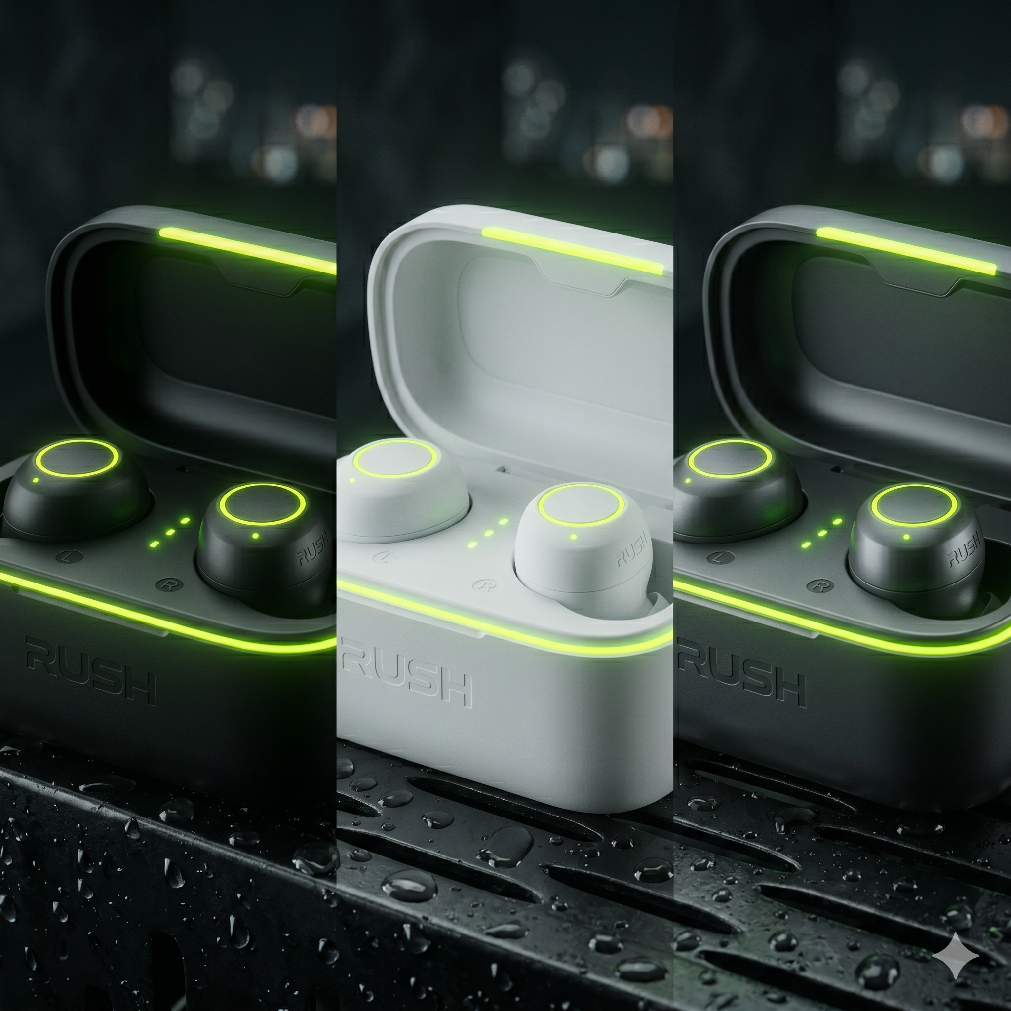 RUSH earbuds 3 cores